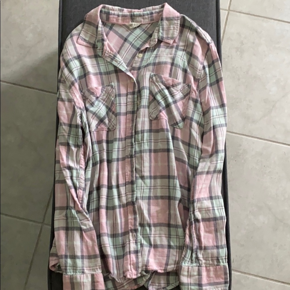 Plaid long sleeve